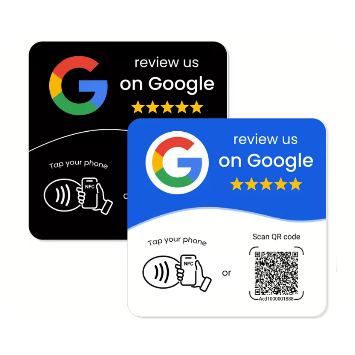Google Review NFC tile